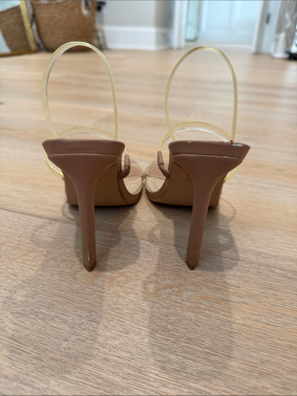 Steve Madden Gracey clear heels 8 - Picture 4 of 6